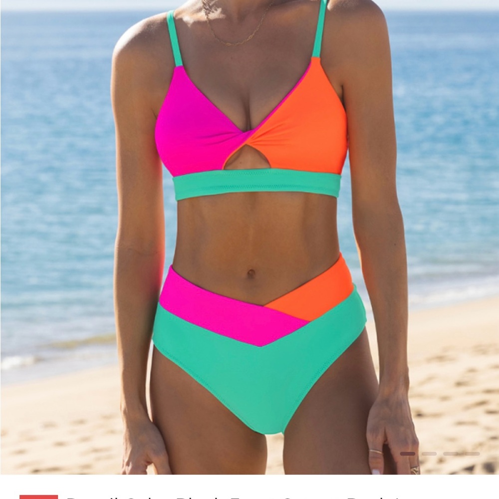 Colorful Women's Bikini Set